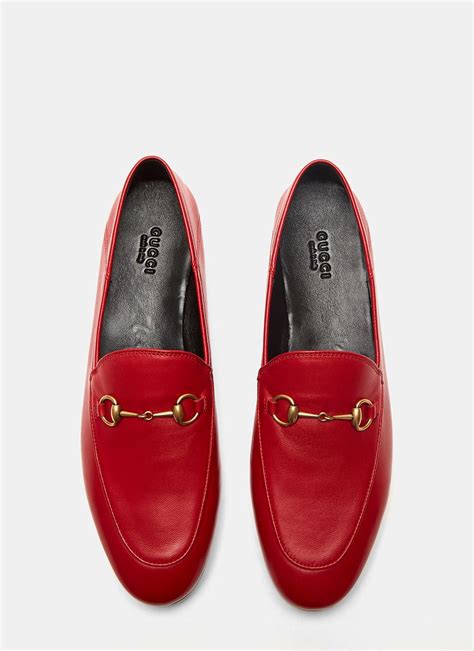 red gucci loafers women|gucci suede loafers women.